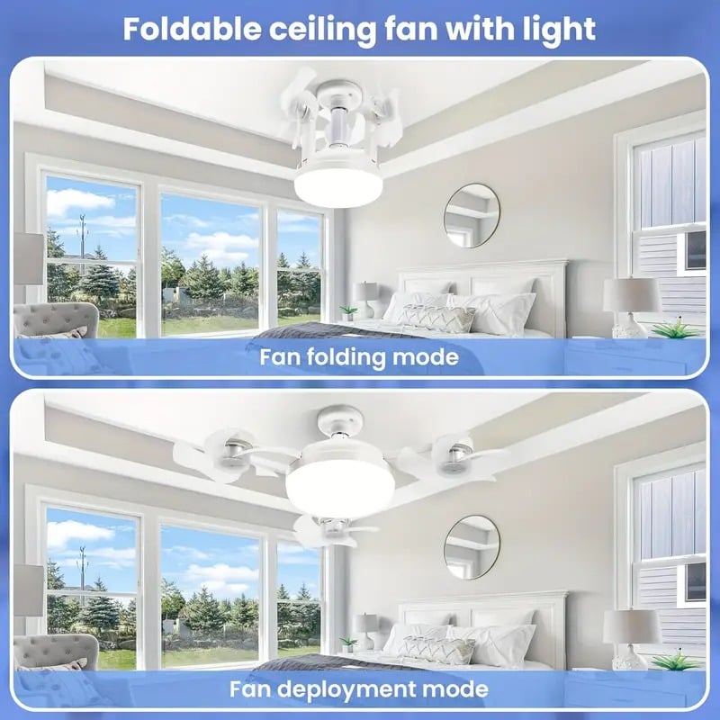 🎖️10K+ SOLD LAST WEEK! - 🏆🚁 2026 New Plug-In Smart Ceiling Fan Light