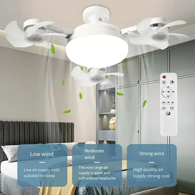 🎖️10K+ SOLD LAST WEEK! - 🏆🚁 2026 New Plug-In Smart Ceiling Fan Light