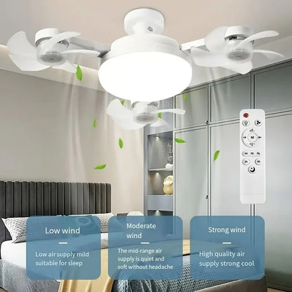 🎖️10K+ SOLD LAST WEEK! - 🏆🚁 2026 New Plug-In Smart Ceiling Fan Light