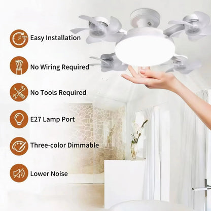 🎖️10K+ SOLD LAST WEEK! - 🏆🚁 2026 New Plug-In Smart Ceiling Fan Light