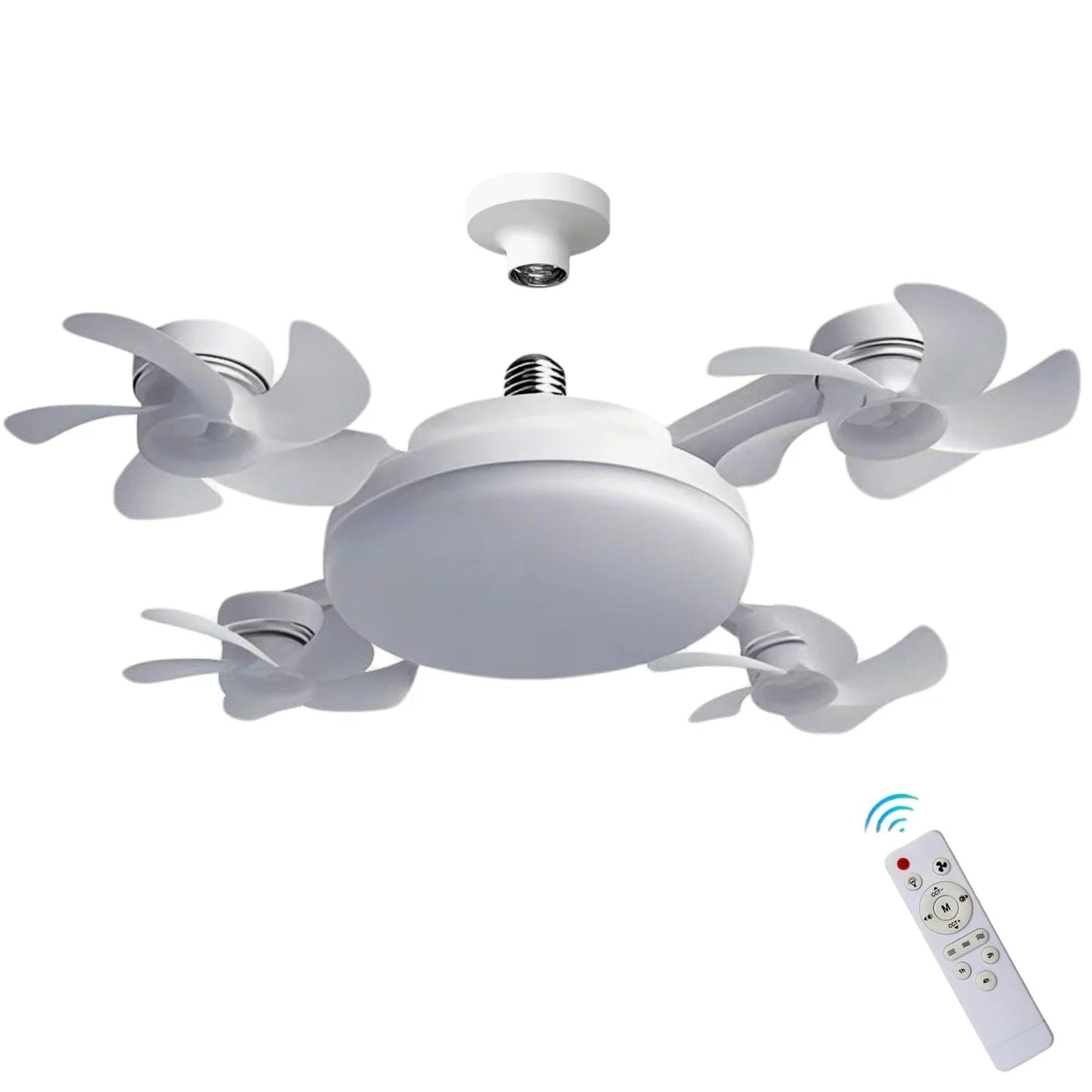 🎖️10K+ SOLD LAST WEEK! - 🏆🚁 2026 New Plug-In Smart Ceiling Fan Light