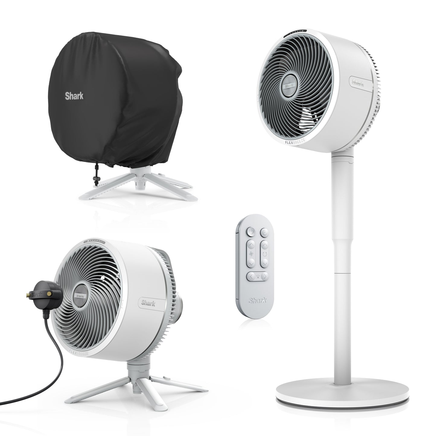 Shark FlexBreeze Portable Fan 12-in-1 Cordless Rechargeable