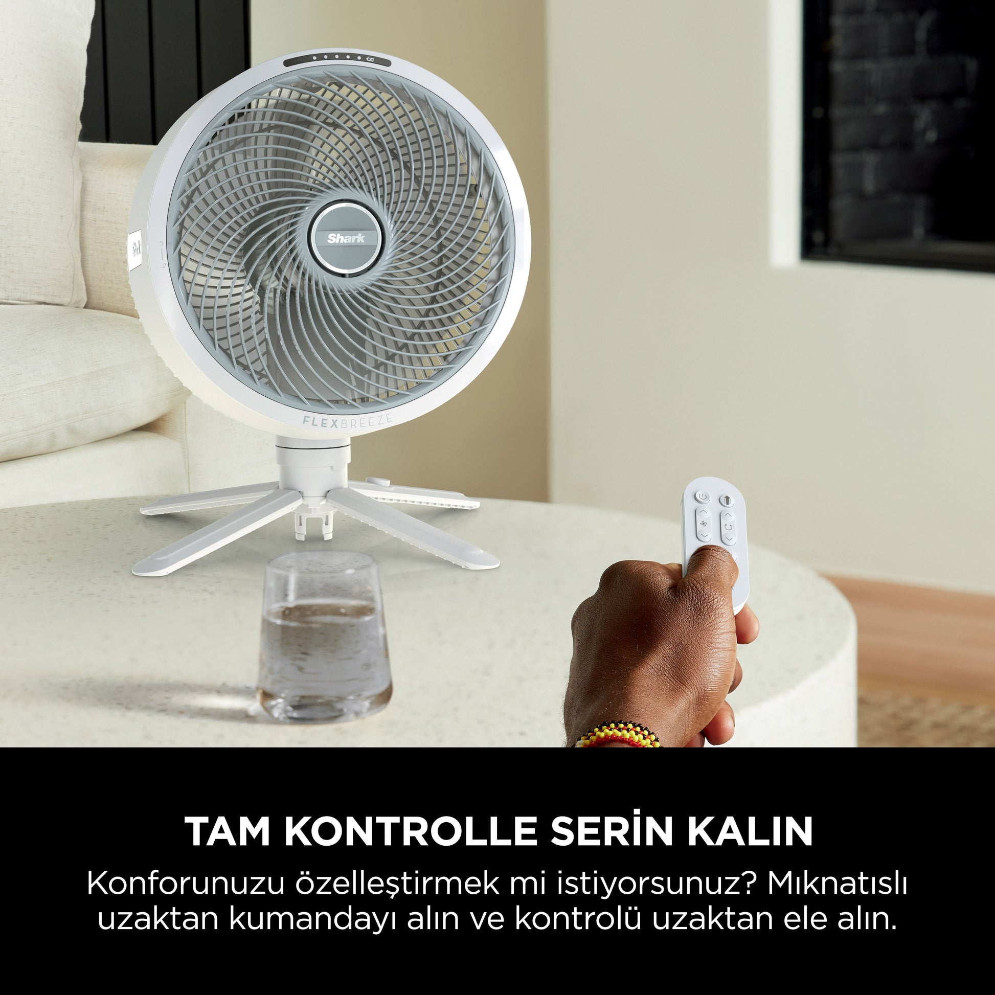 Shark FlexBreeze Portable Fan 12-in-1 Cordless Rechargeable