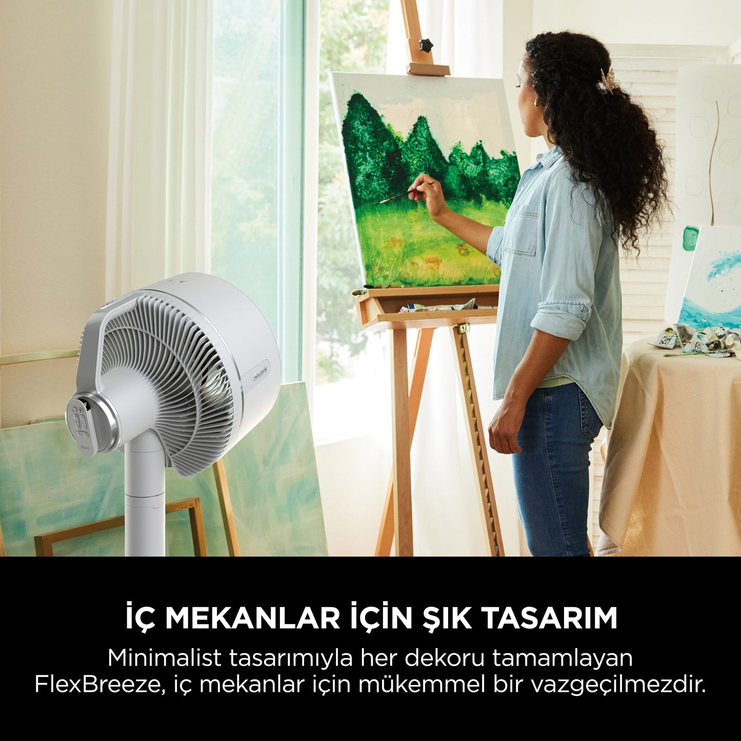 Shark FlexBreeze Portable Fan 12-in-1 Cordless Rechargeable