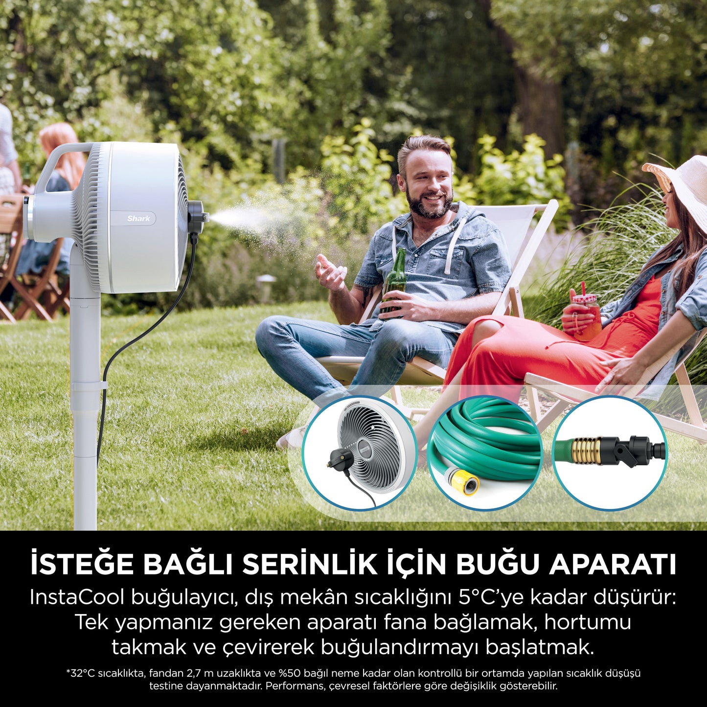 Shark FlexBreeze Portable Fan 12-in-1 Cordless Rechargeable