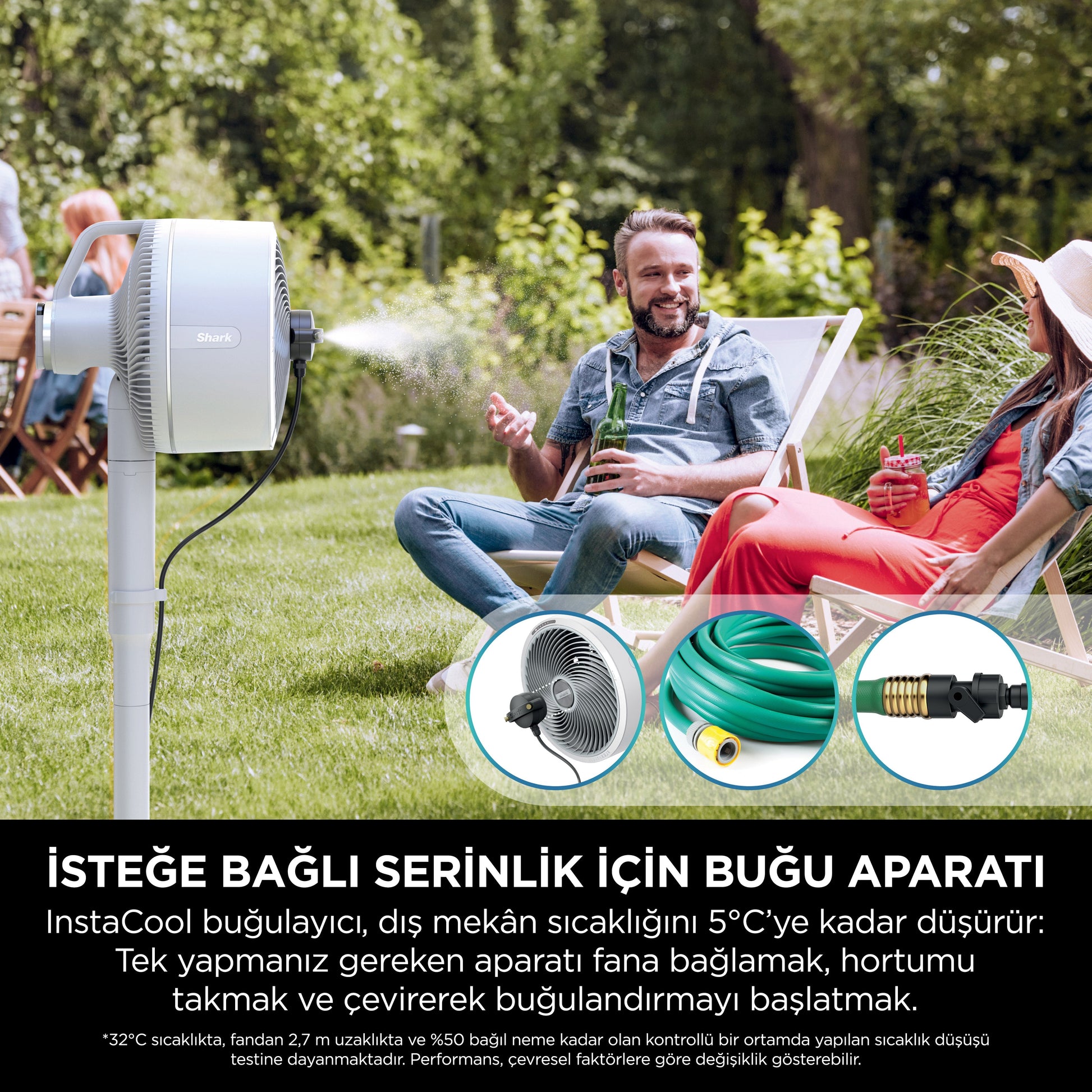 Shark FlexBreeze Portable Fan 12-in-1 Cordless Rechargeable