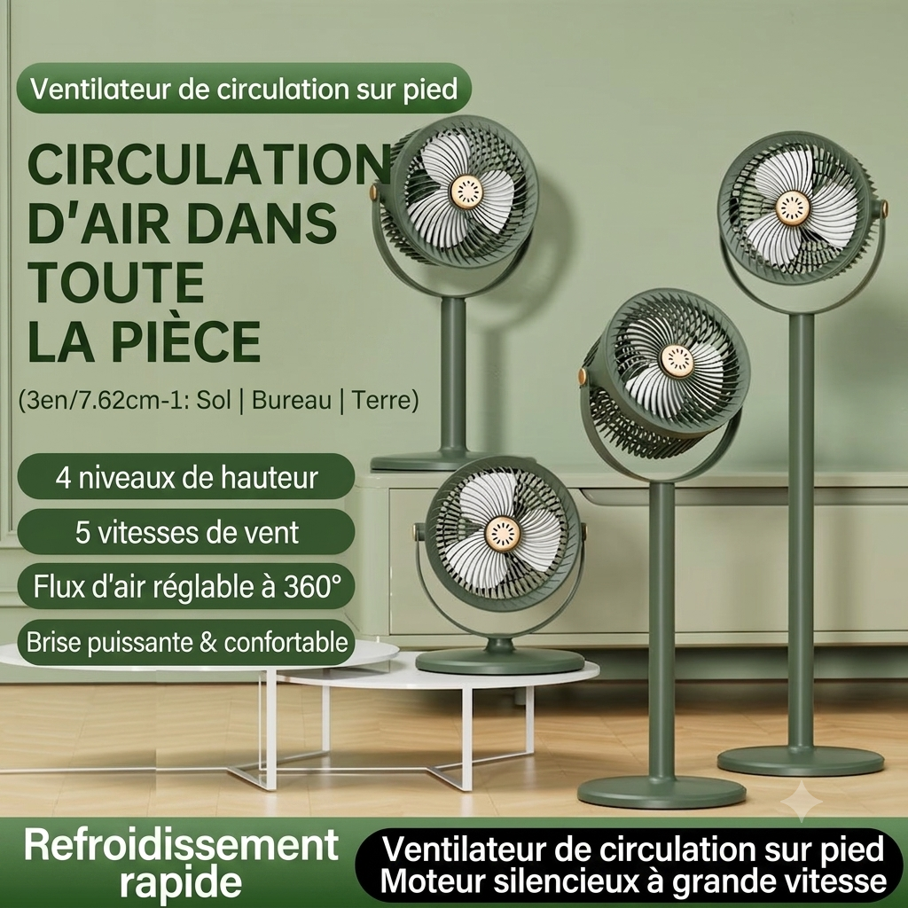 Ventilateur Turbo Portable ❄️