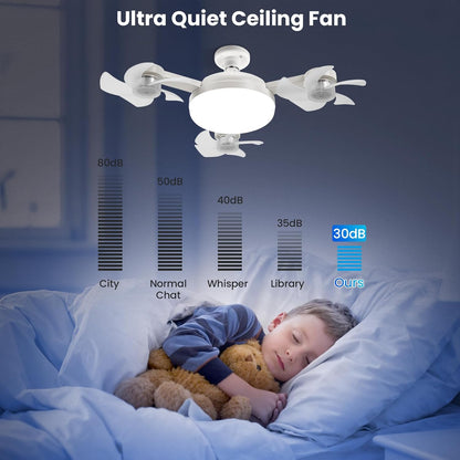 🎖️10K+ SOLD LAST WEEK! - 🏆🚁 2026 New Plug-In Smart Ceiling Fan Light