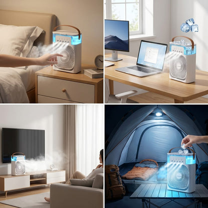 Ventilateur 3-en-1 | Rafraîchit, humidifie et parfume l’air