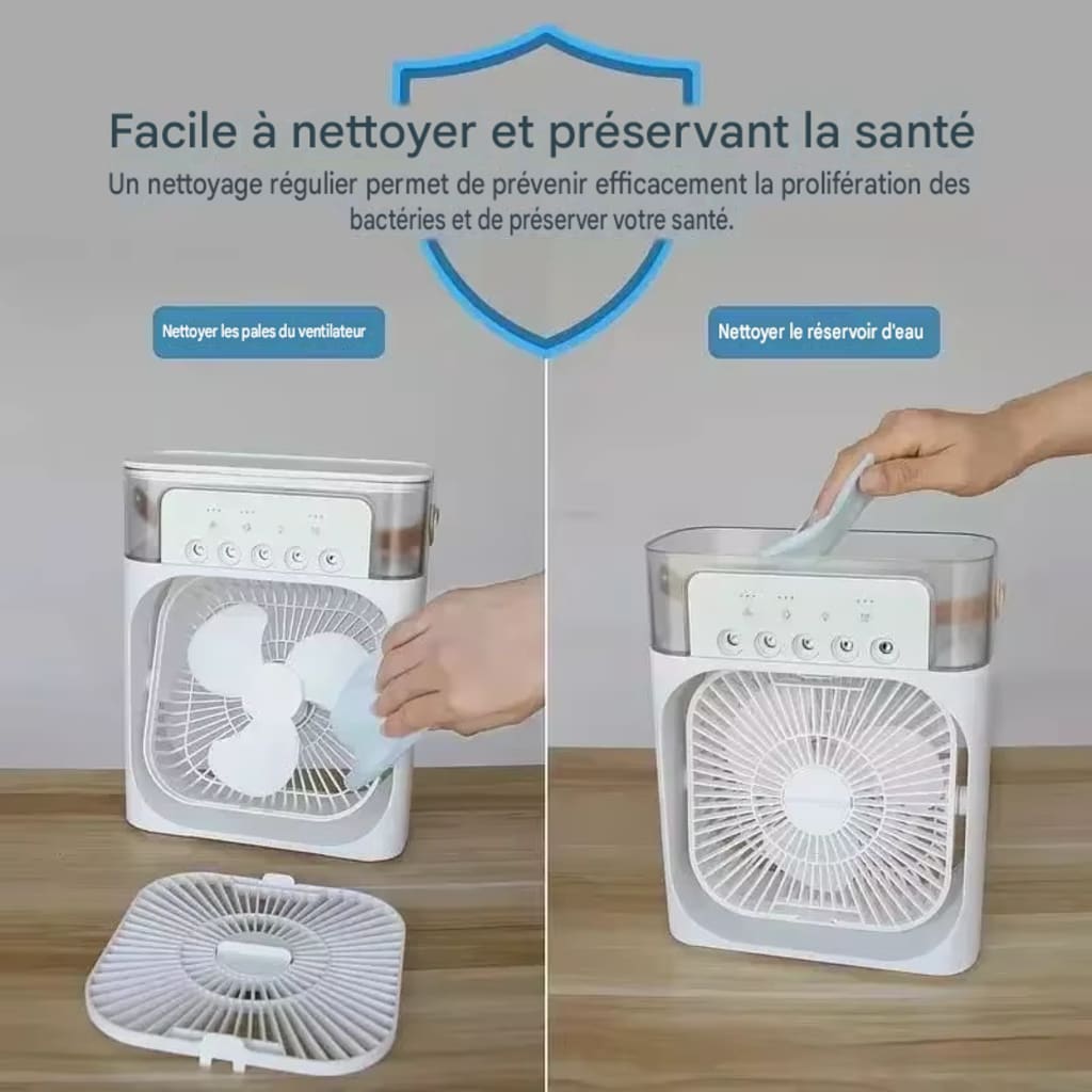 Ventilateur 3-en-1 | Rafraîchit, humidifie et parfume l’air