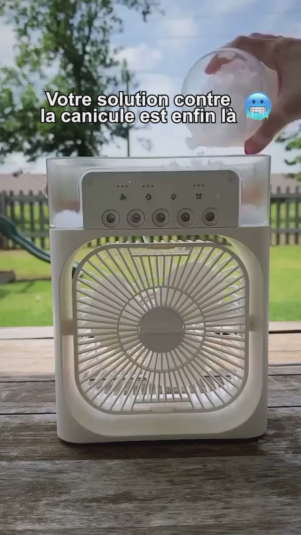 Ventilateur 3-en-1 | Rafraîchit, humidifie et parfume l’air