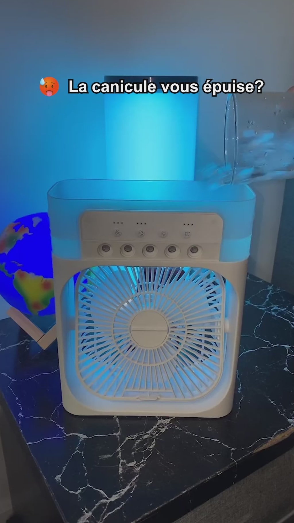 Ventilateur 3-en-1 | Rafraîchit, humidifie et parfume l’air