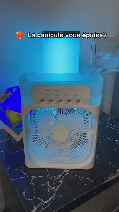 Ventilateur 3-en-1 | Rafraîchit, humidifie et parfume l’air